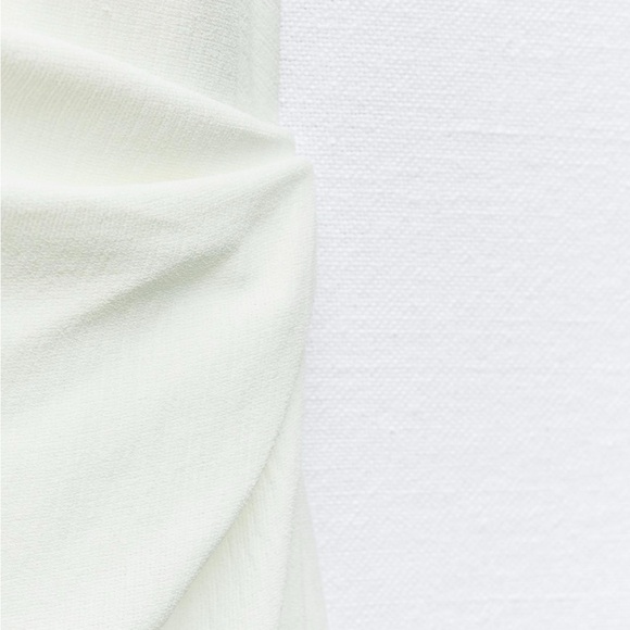 Zara limited eidtion draped slit midi dress - Picture 7 of 10